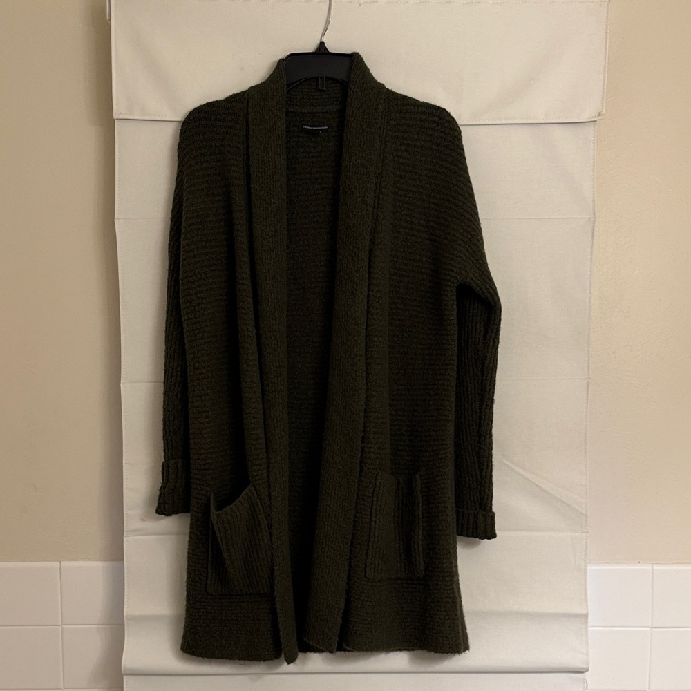 American Eagle Outfitters Dark Green Cardigan